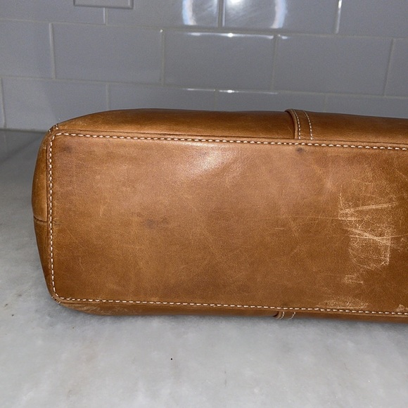 Coach Legacy Leather Full Zip Satchel - Picture 9 of 16